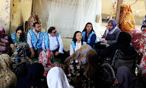  Li Fung, Representative of the Office of the High Commissioner for Human Rights (OHCHR) in Sudan, during a visit to Khartoum with Radhouane Nouicer, the Designated Expert on Sudan of the UN High Commissioner for Human Rights.